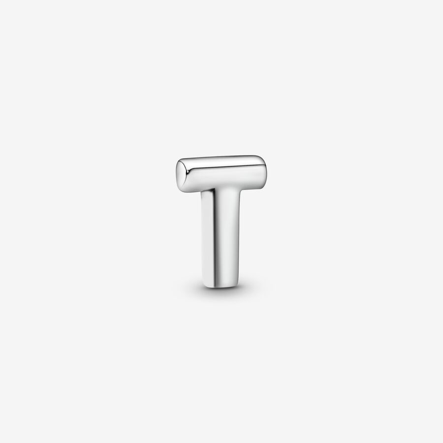 FINAL SALE - Letter T Alphabet Locket Element image number 0