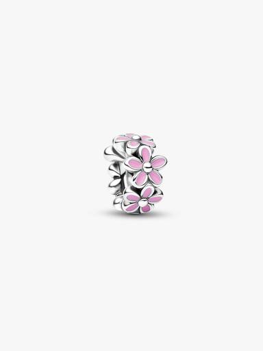 Pink Daisy Spacer Charm