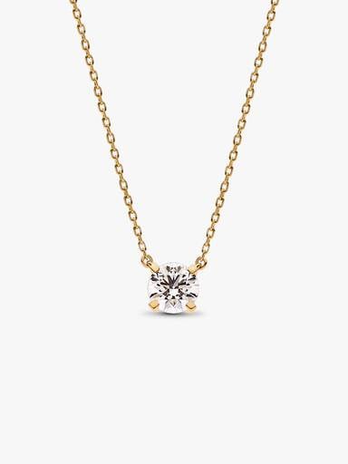 Pandora Era 14k Gold Lab-grown Diamond Pendant Necklace