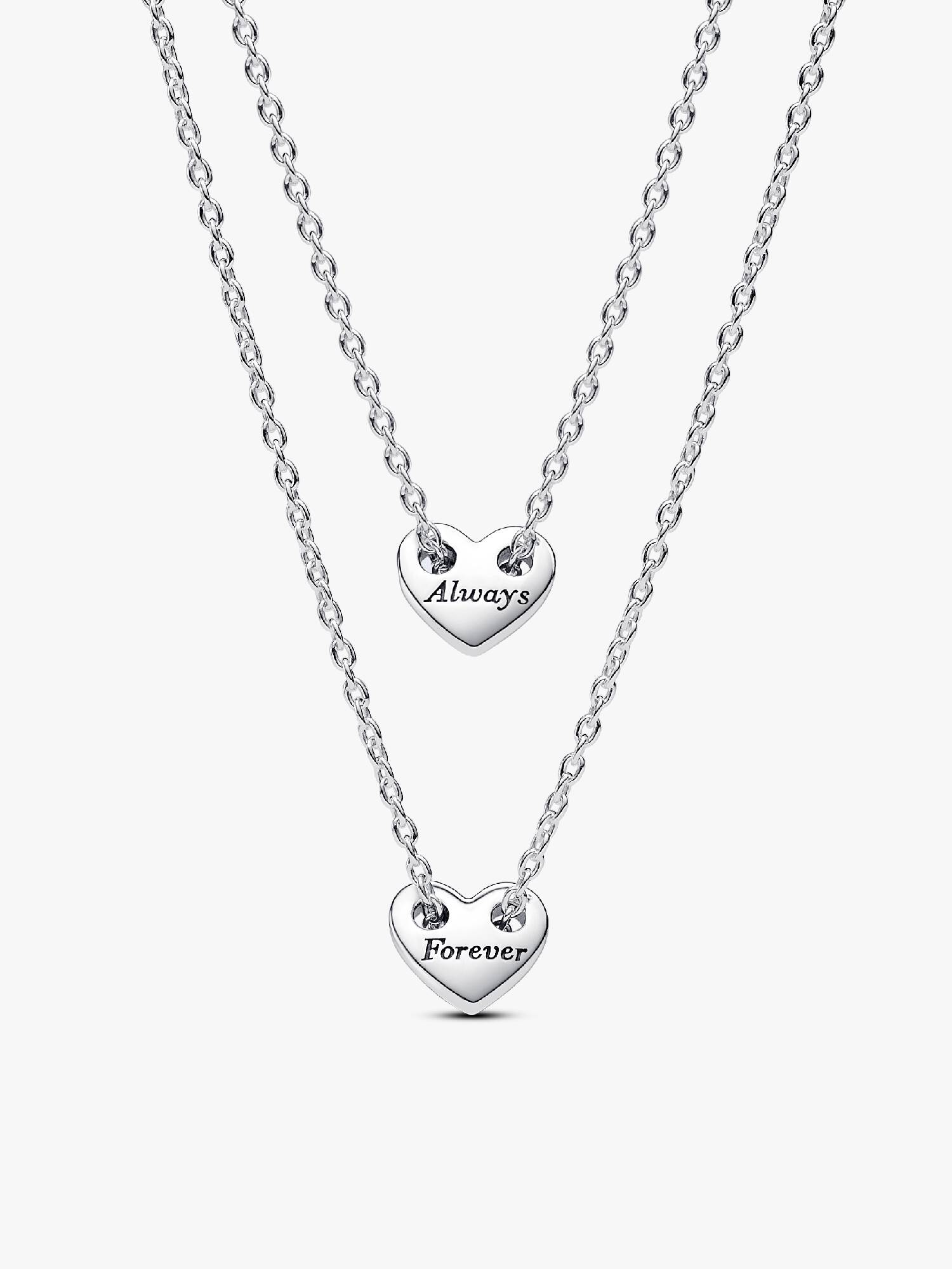 FINAL SALE - Forever & Always Splittable Heart Collier Necklaces