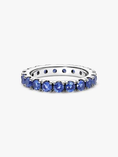 Sparkling Row Eternity Ring