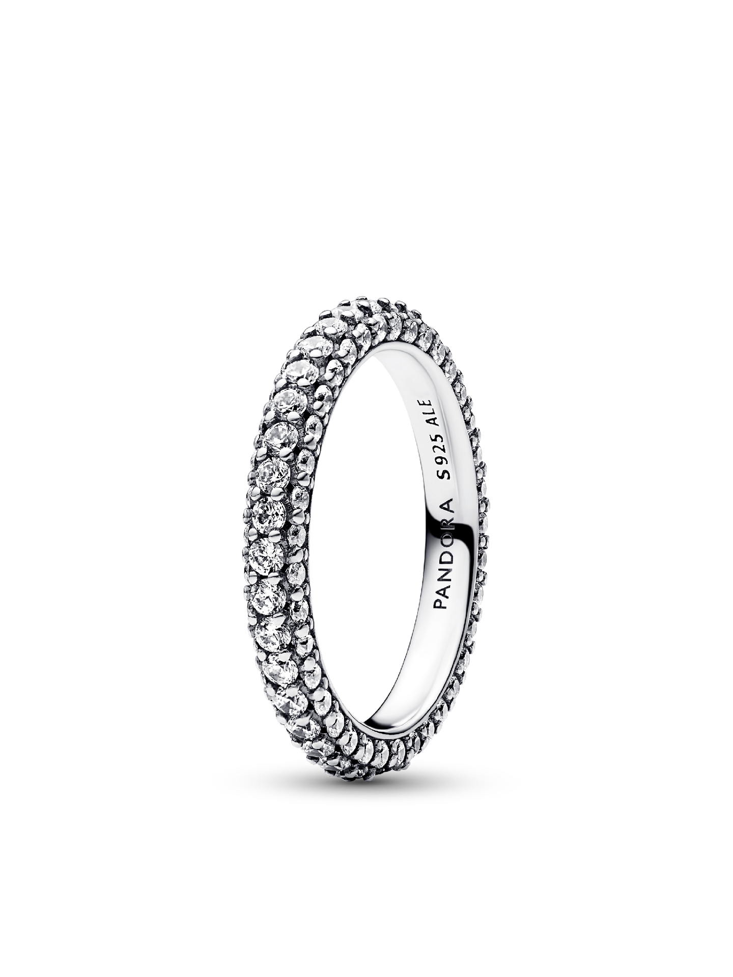 Женское кольцо Pandora Timeless Pavé Single-row, Sterling silver, цвет: Серебро — фото 1