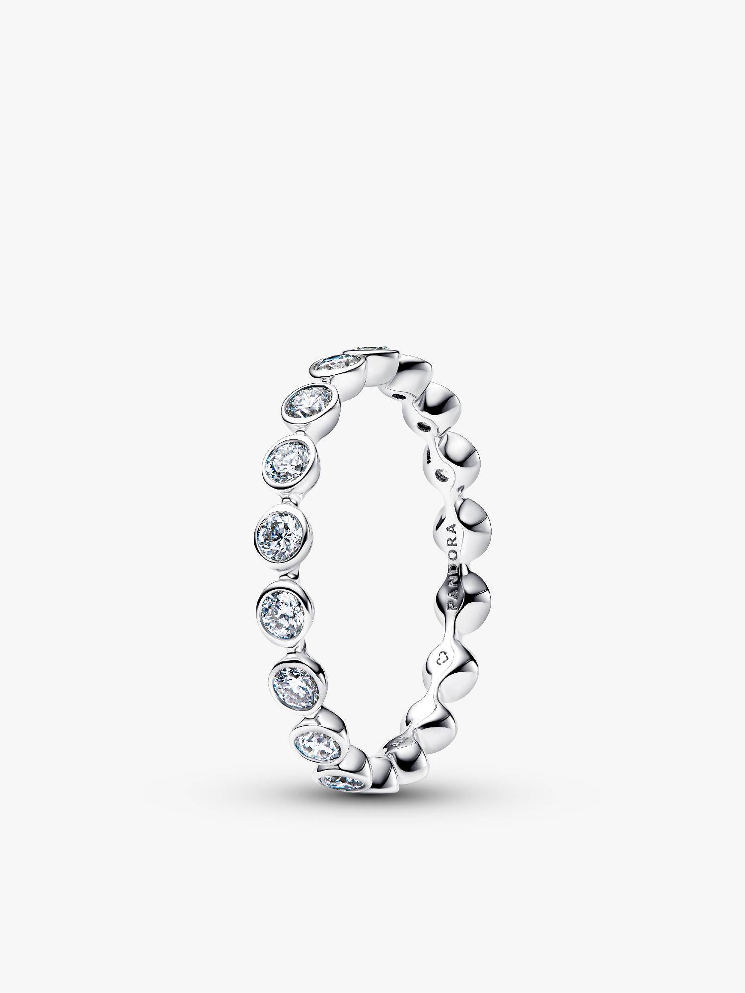 Pandora Era Lab-Grown Diamonds 14k White Gold Eternity Ring
