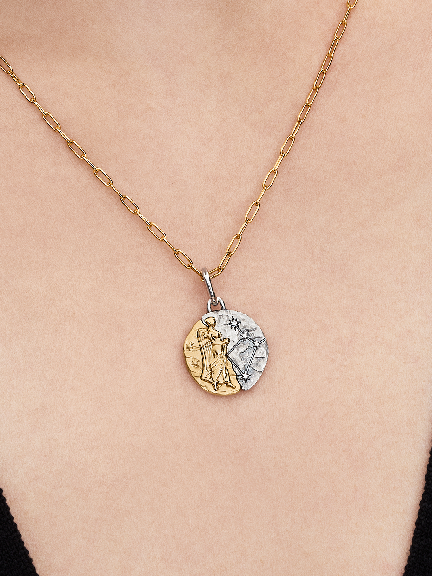 Virgo Zodiac Medallion Charm