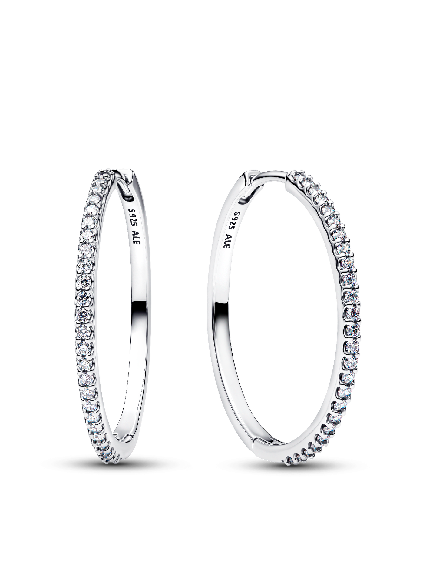 Женские серьги Pandora Sparkling, Sterling silver, цвет: Серебро — фото 1