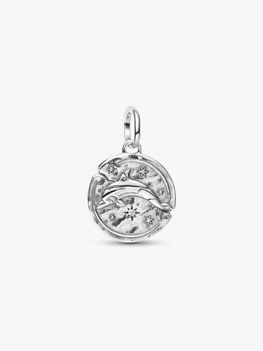 Dolphin Medallion Charm