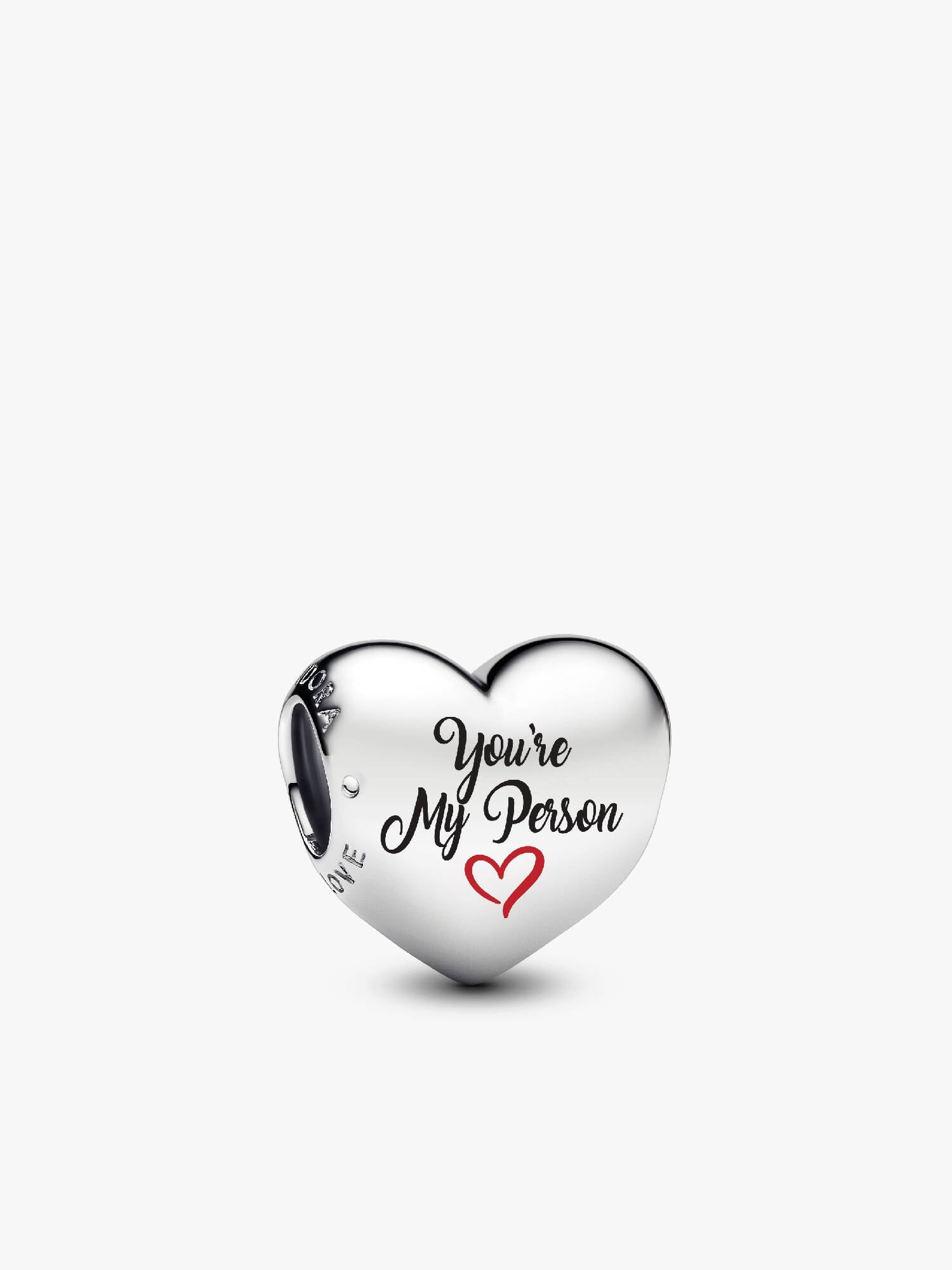 Engravable You're My Person Heart Charm