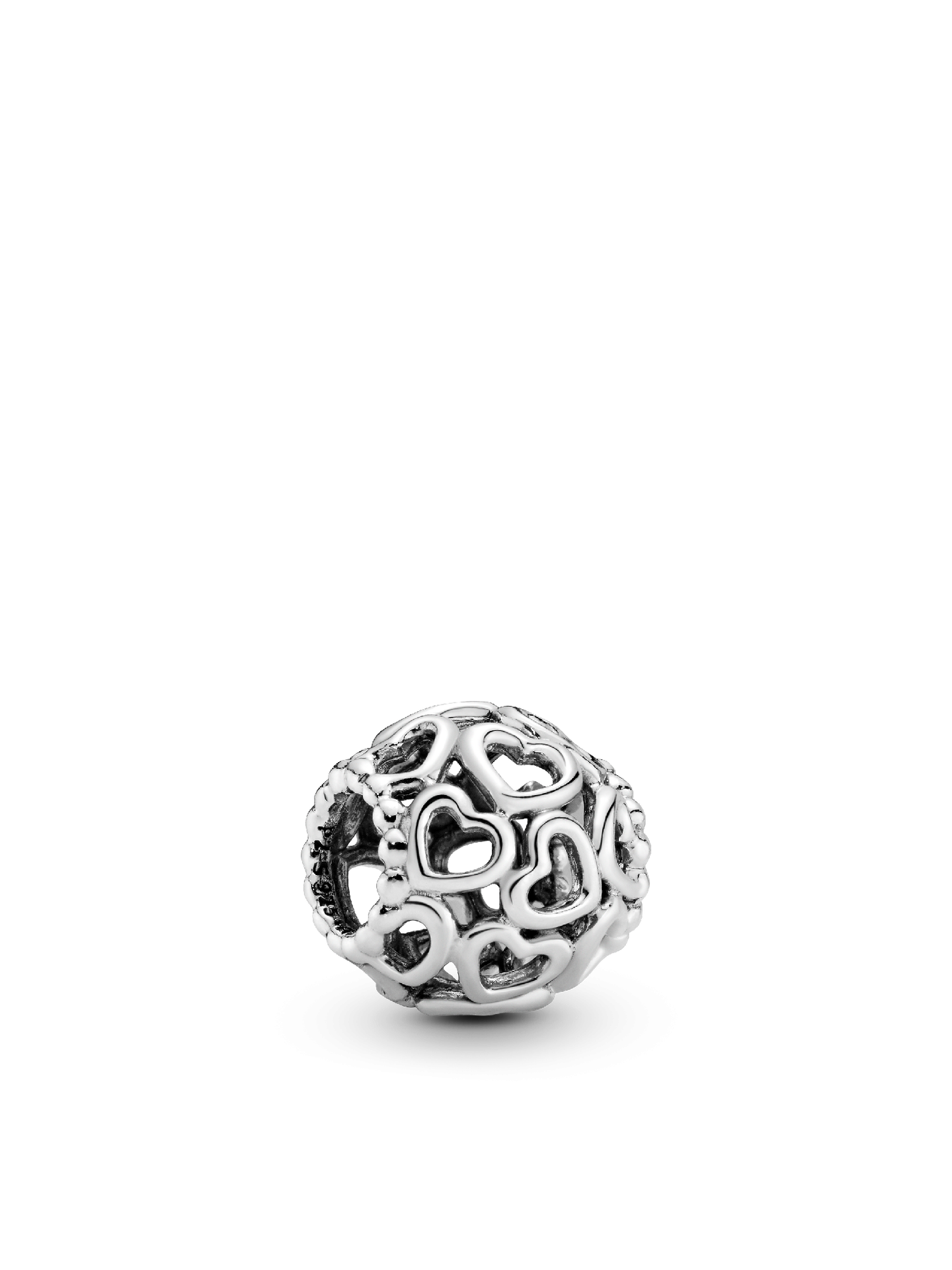 Женский шарм Pandora Hearts All Over Charm, Sterling silver, цвет: Серебро — фото 1