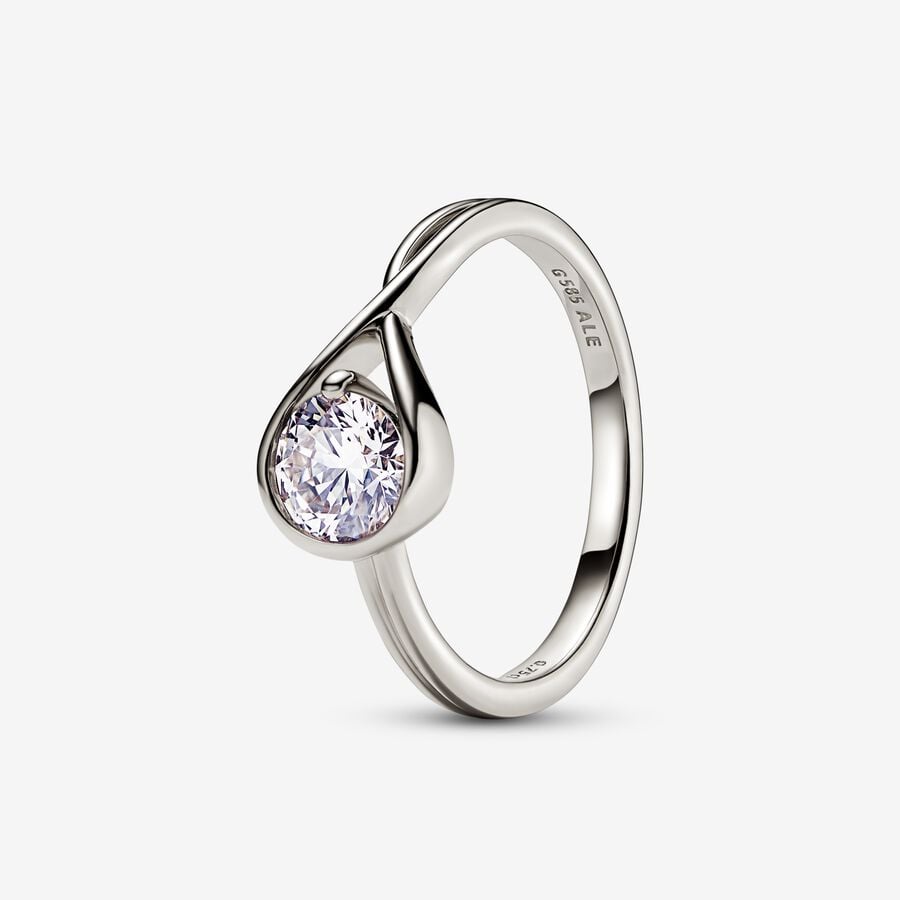 Pandora Infinite Lab-grown Diamond Ring 0.75 carat tw 14k White Gold image number 0