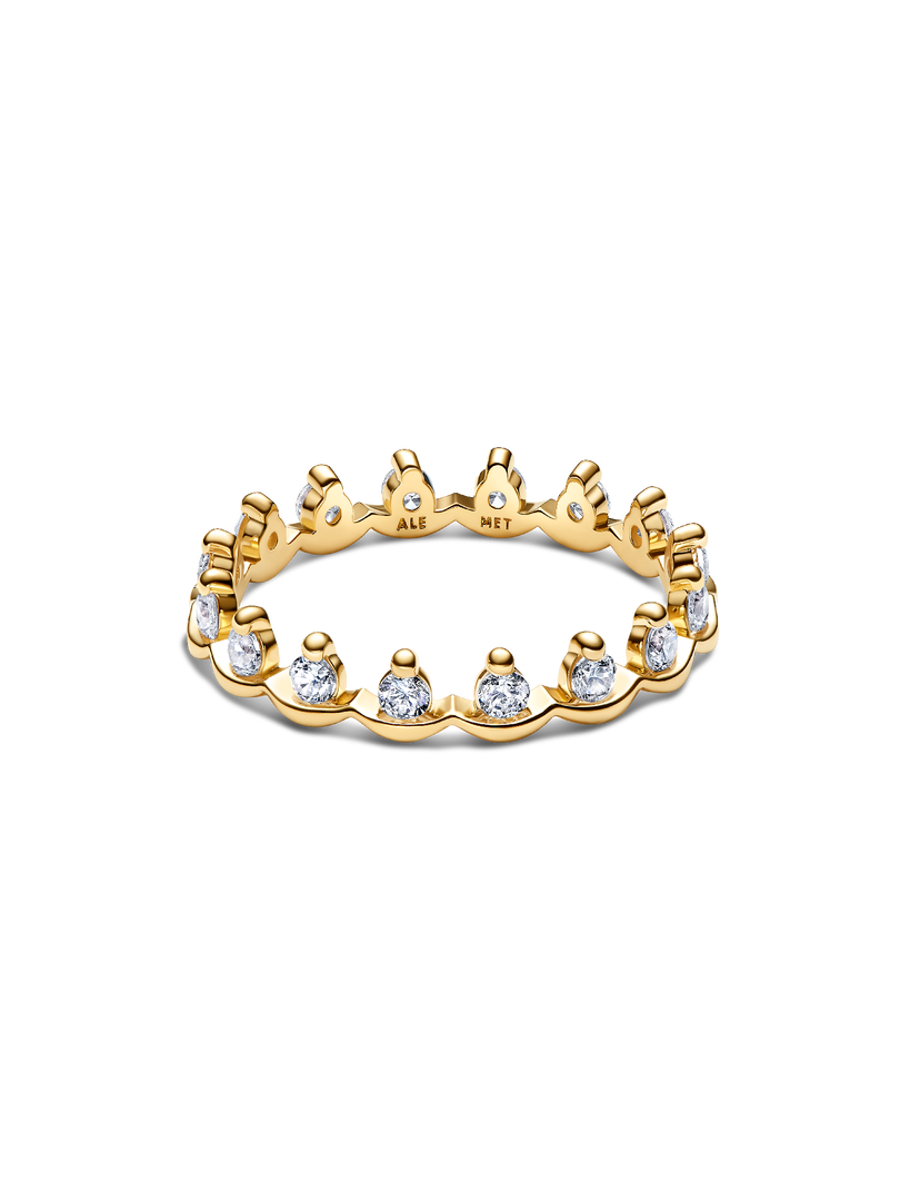 Sparkling Regal Band Ring