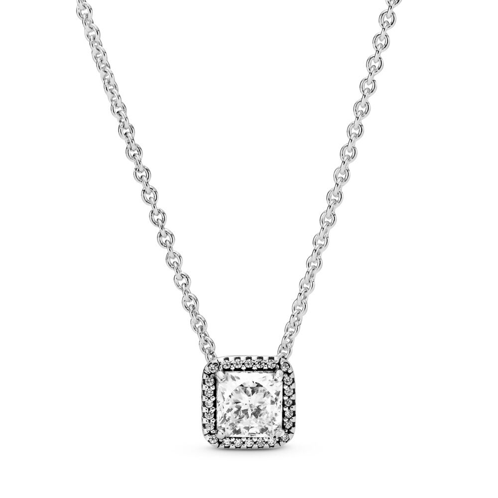 Timeless Elegance Necklace with Clear CZ