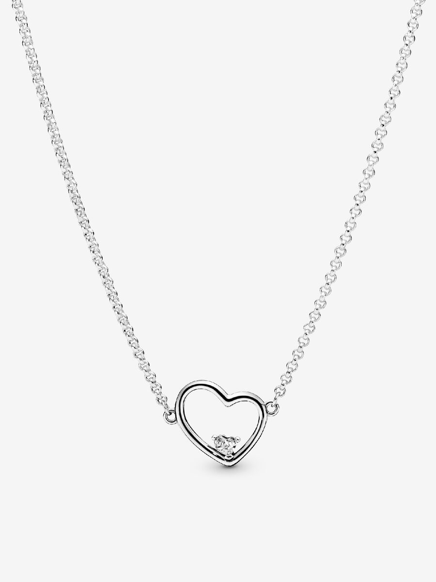 Asymmetrical Heart Necklace