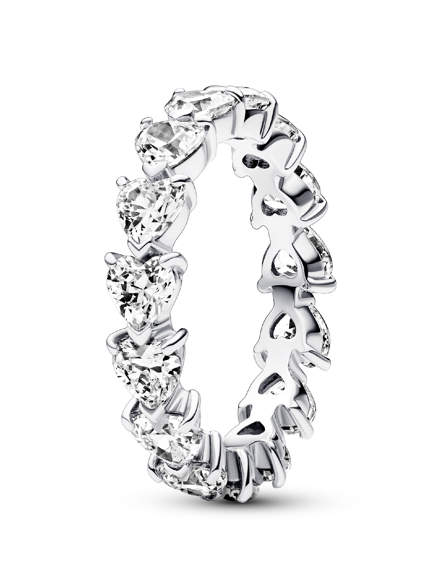 Band of Clear Hearts Ring