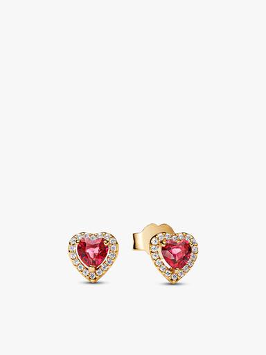 Red Heart Necklace and earring set
