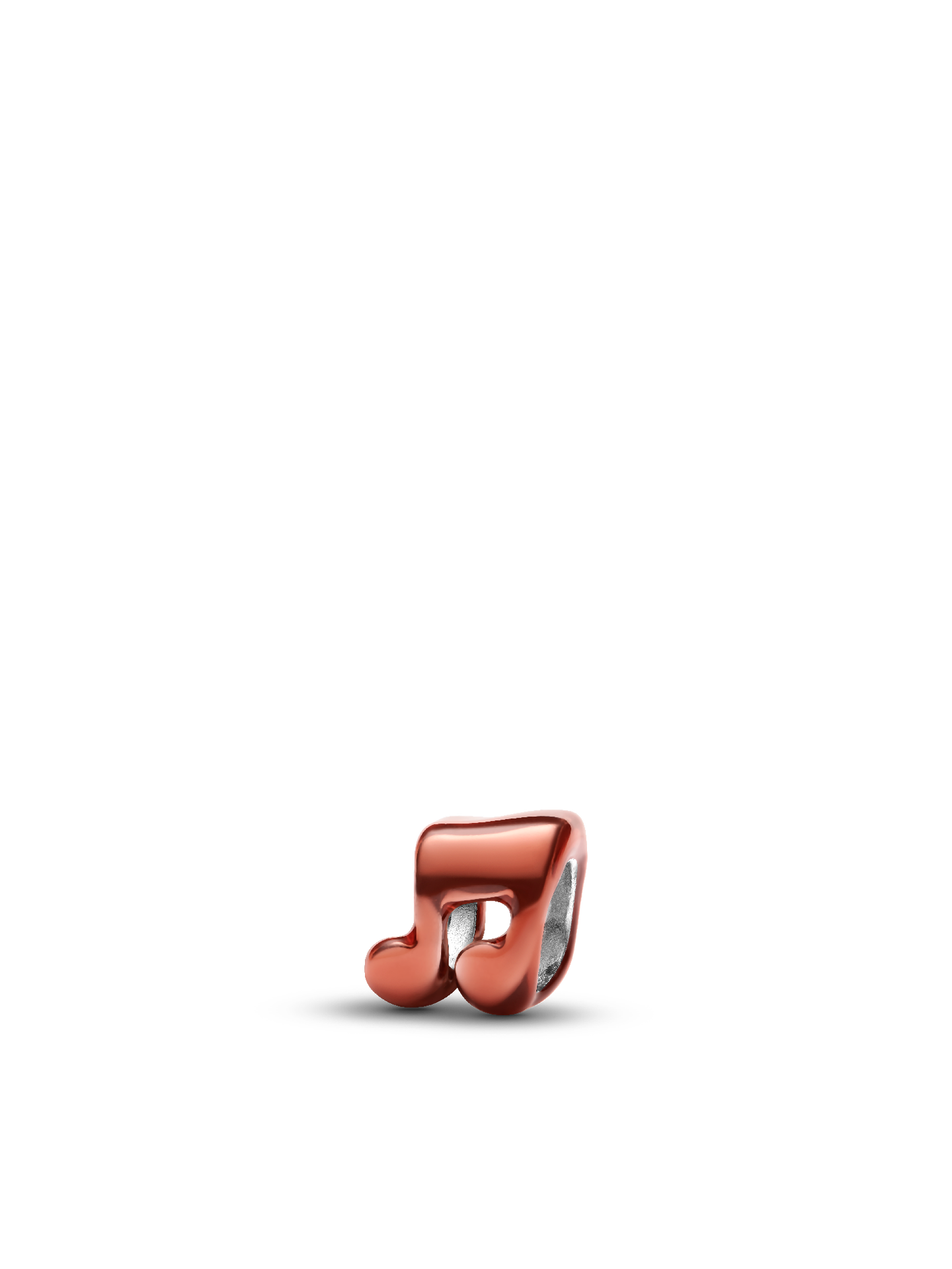 Женский шарм Pandora Orange Music Note Mini Charm, цвет: Серебро — фото 1