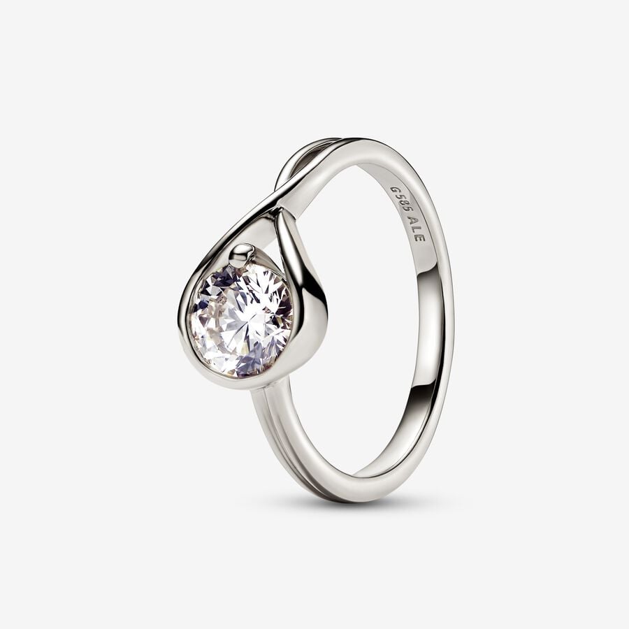 Pandora Infinite Lab-grown Diamond Ring 1.00 carat tw 14k White Gold image number 0