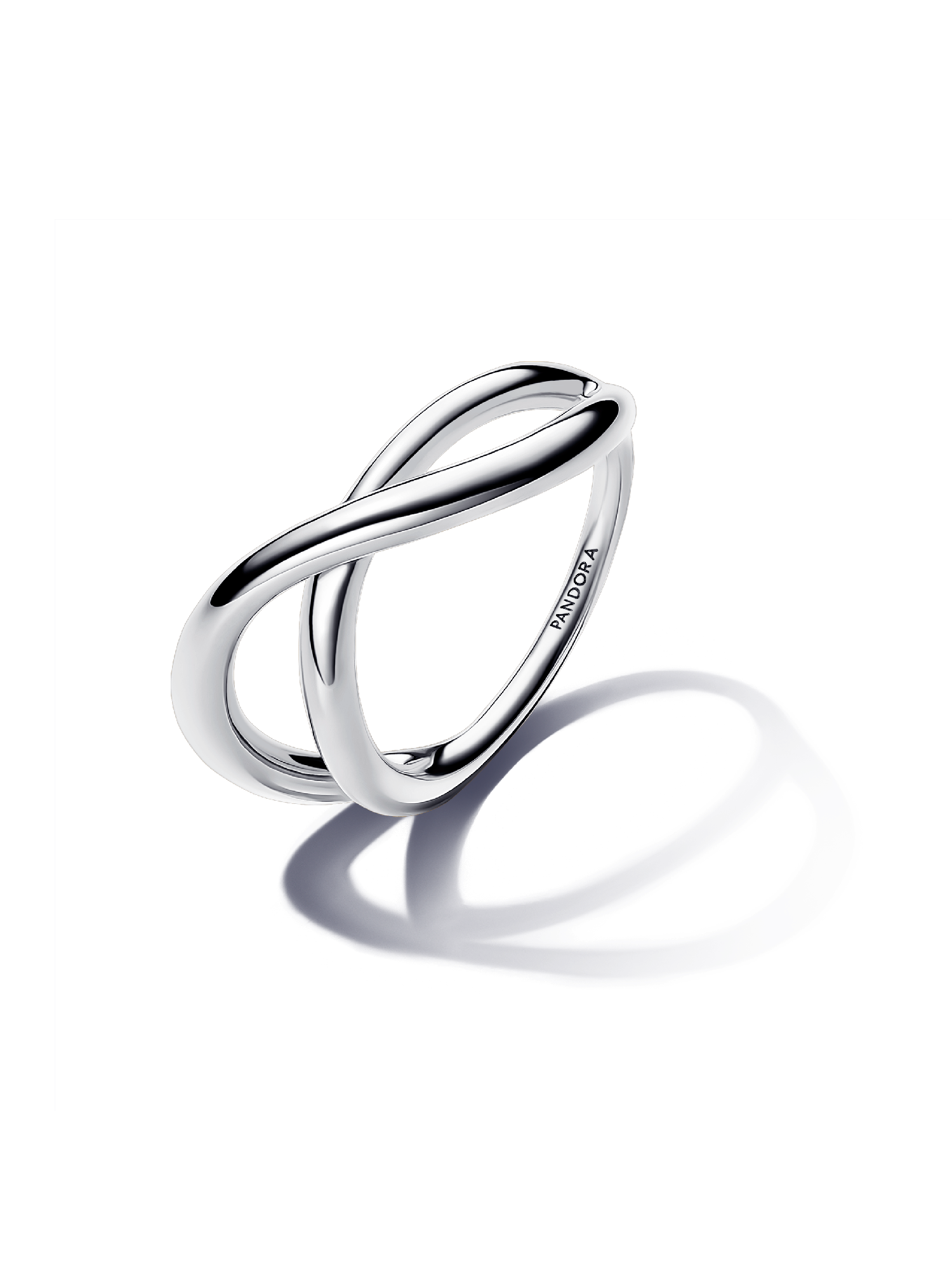 Organically Shaped Infinity Ring | Sterling silver | Pandora US