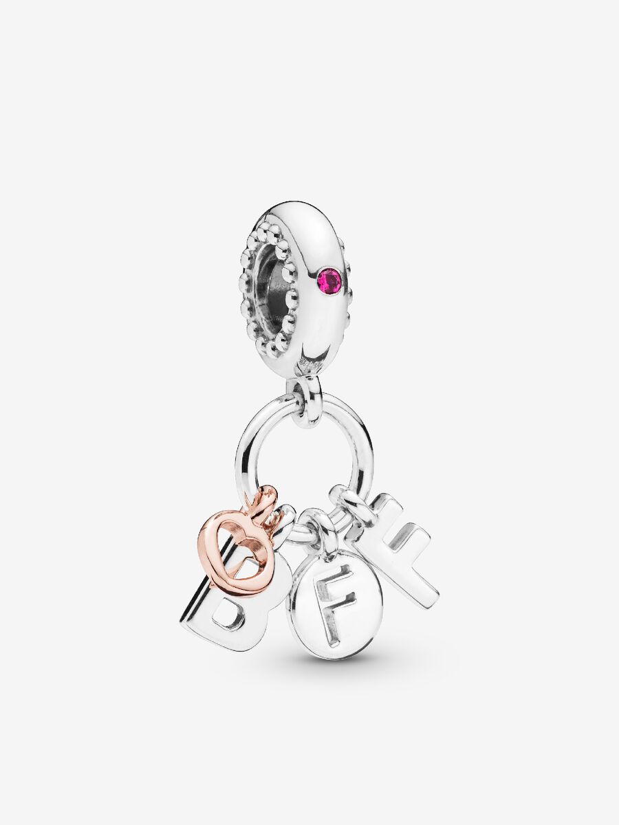 Best Friends Forever Letters Dangle Charm