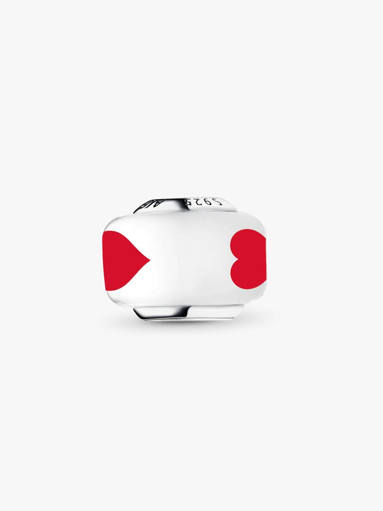 Hearts Murano Charm