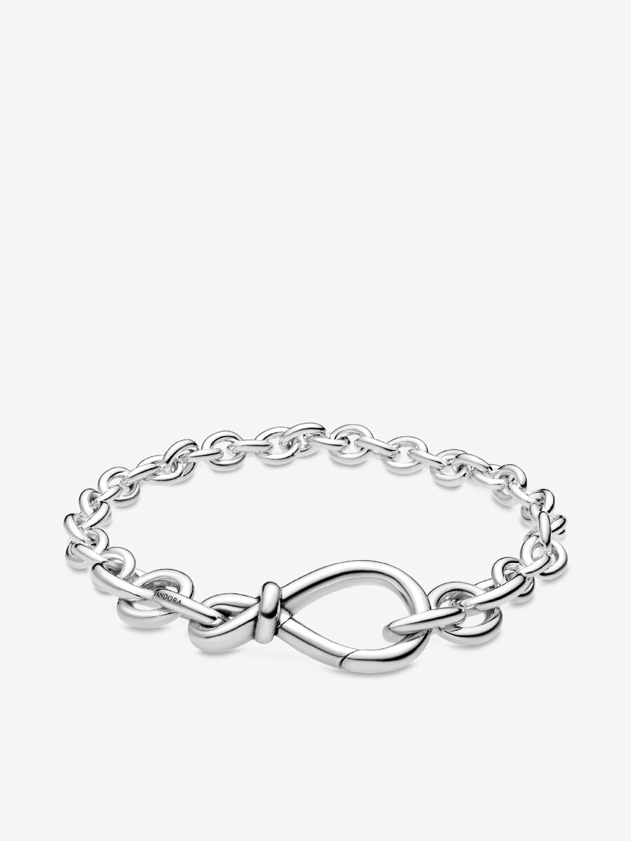 Chunky Infinity Knot Chain Bracelet