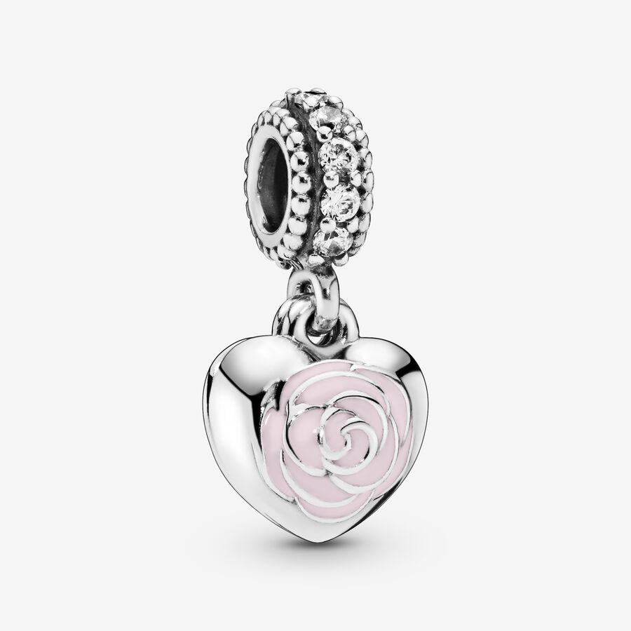 FINAL SALE - Mother and Friend Flower Dangle Charm image number 0