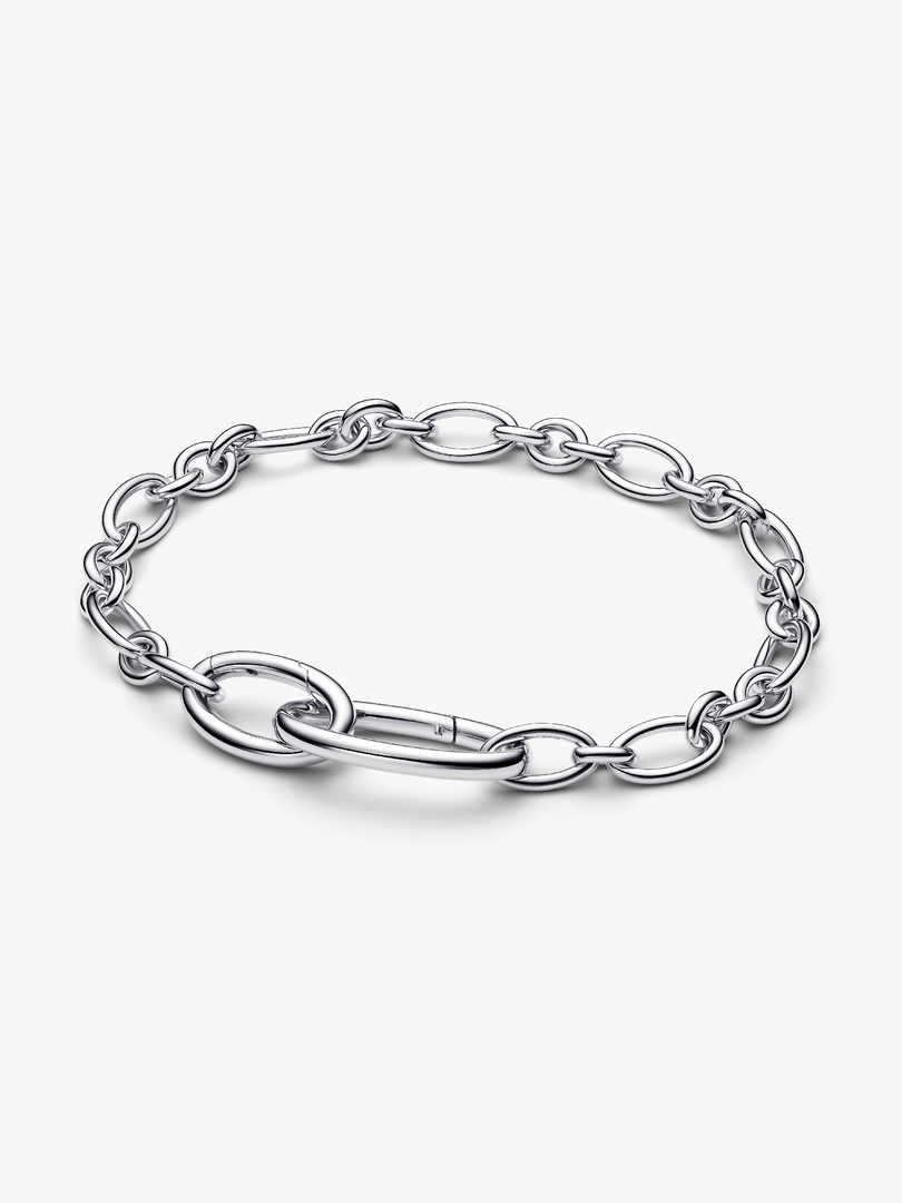 Openable Oval Link Chain Bracelet