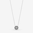 Sparkling Double Halo Collier Necklace