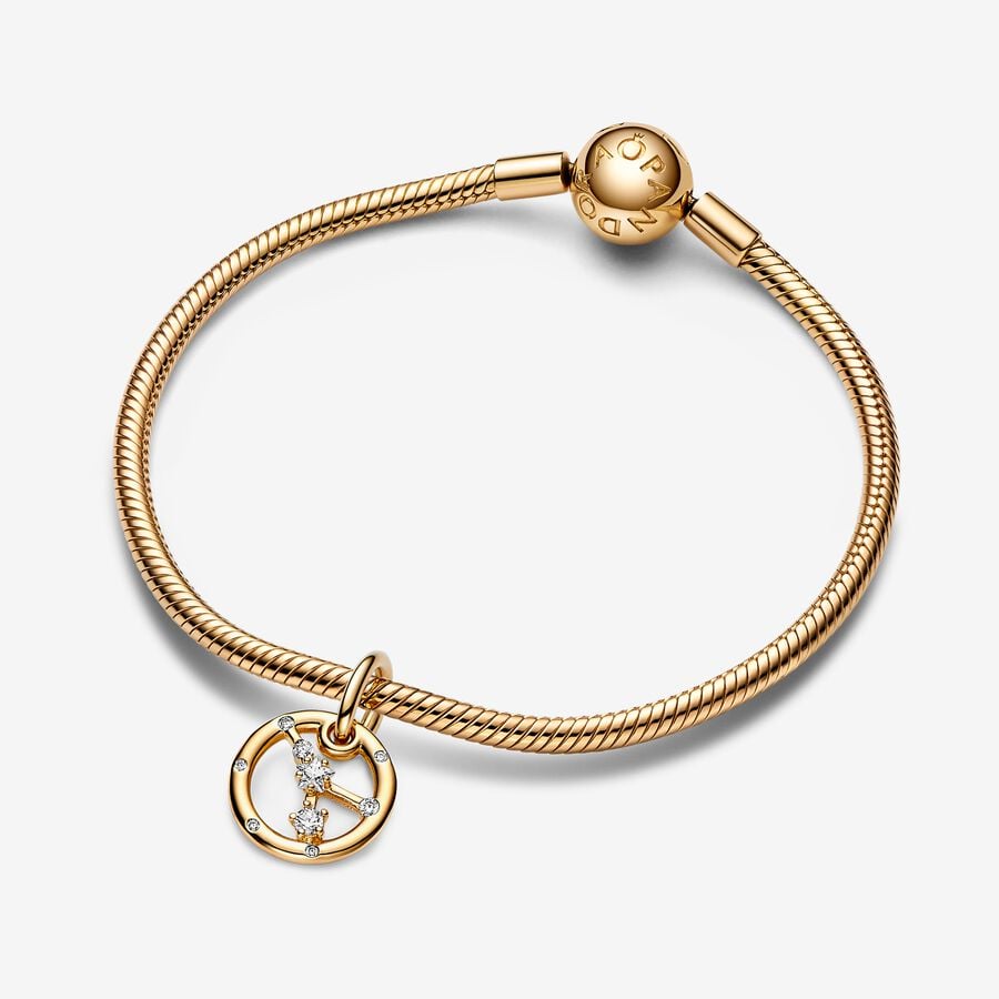 Cancer Zodiac Dangle Charm Bracelet Set image number 0