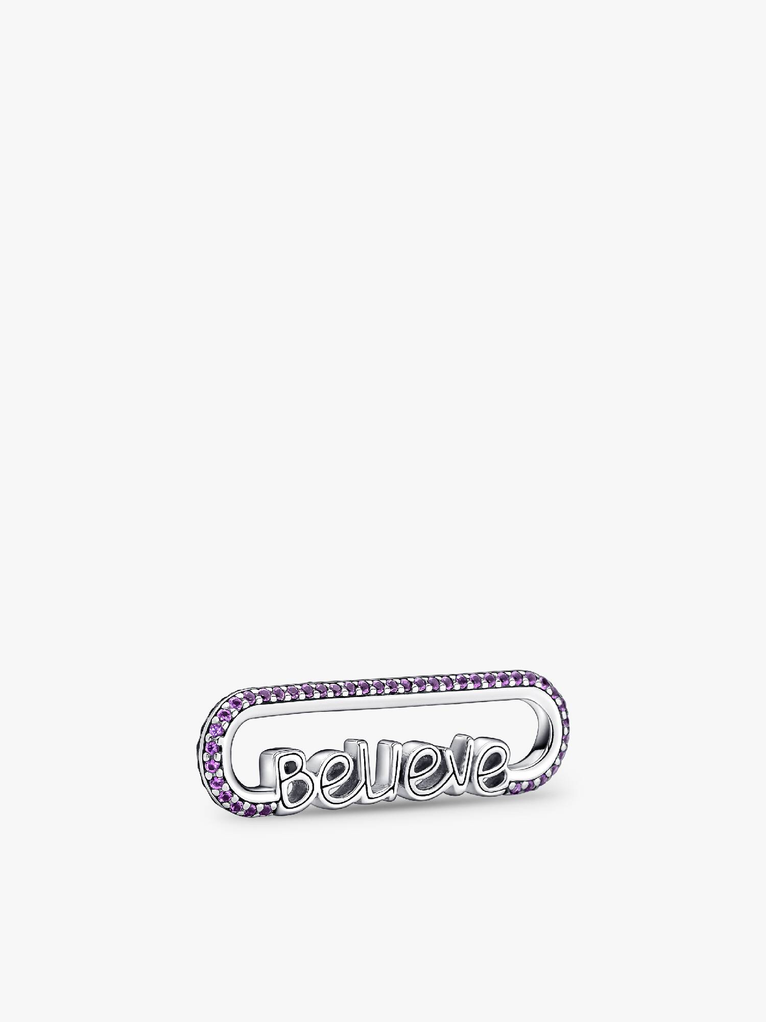 Limited Edition Pandora ME Styling Believe Word Link