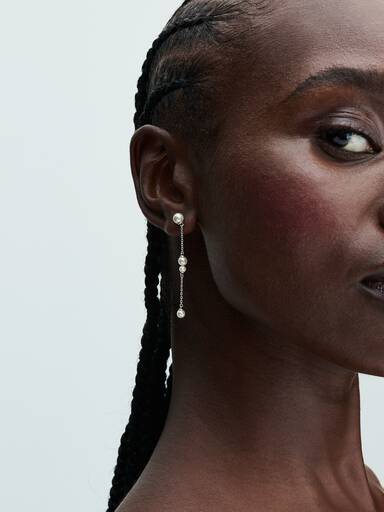 FINAL SALE - Treated Freshwater Cultured Pearl Drop Earrings