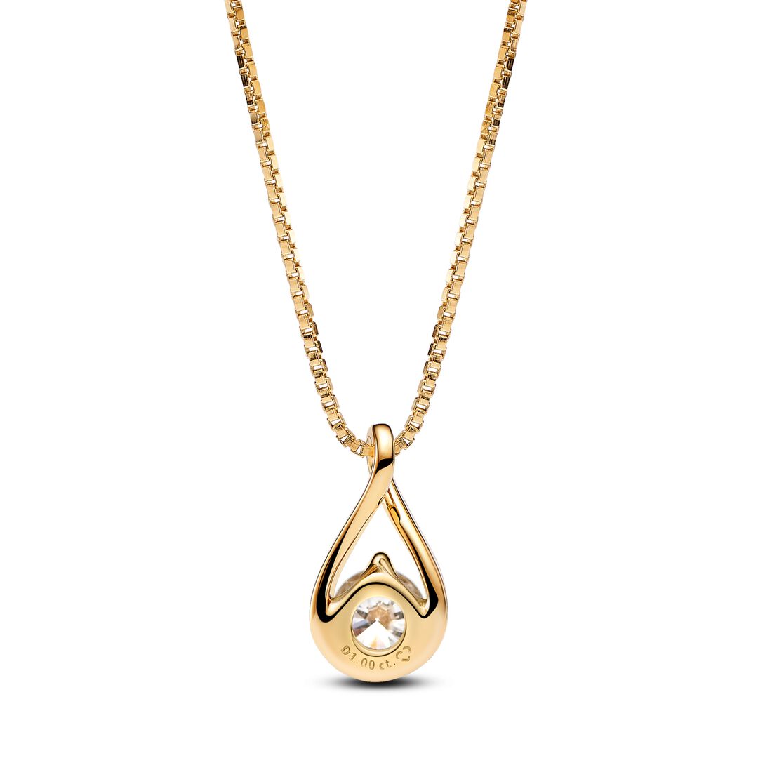 Pandora Infinite Lab-grown Diamond Pendant Necklace 1.00 carat tw 14k Gold