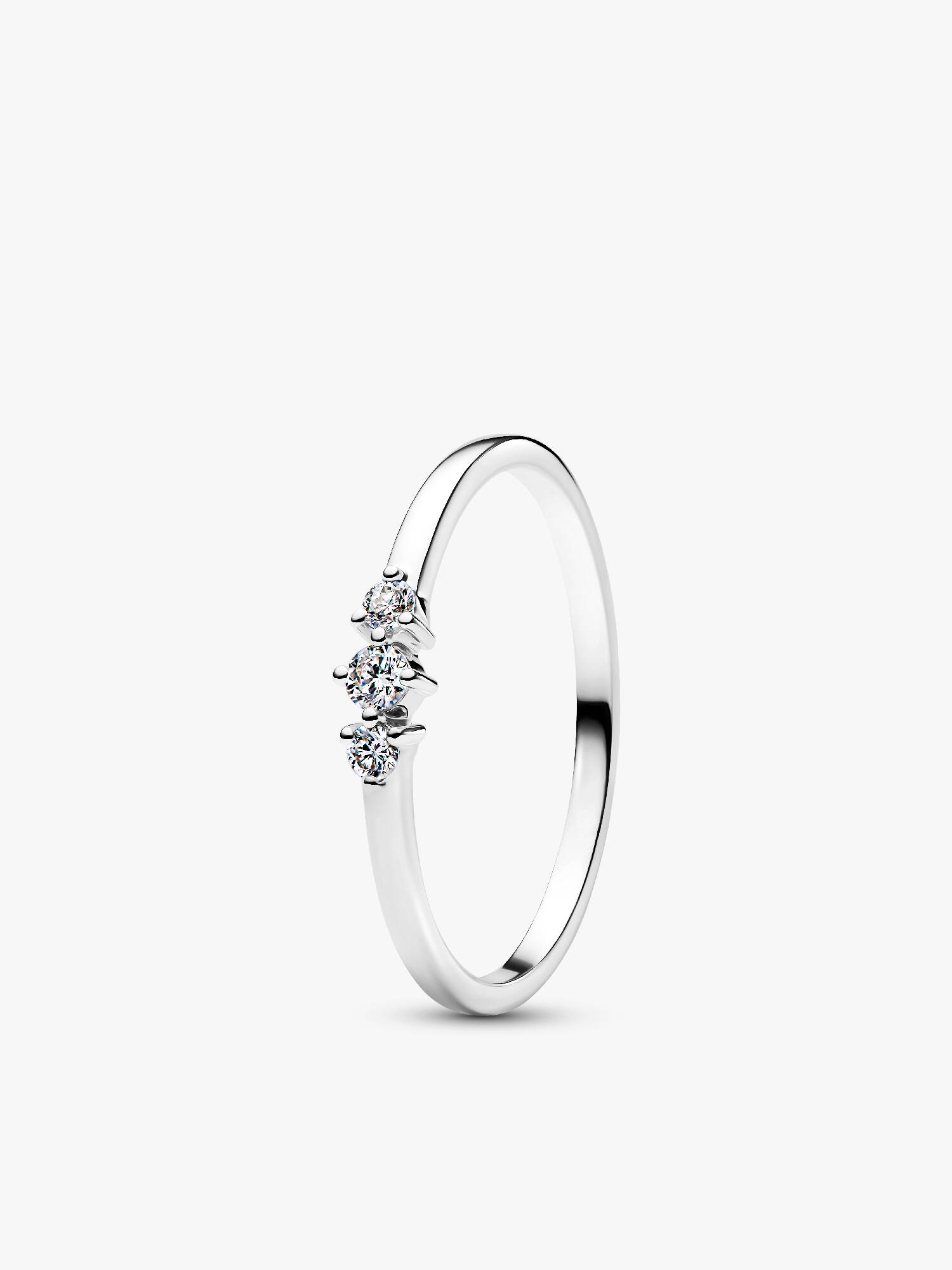 Pandora Era Lab-Grown Diamond Triple Stone Ring