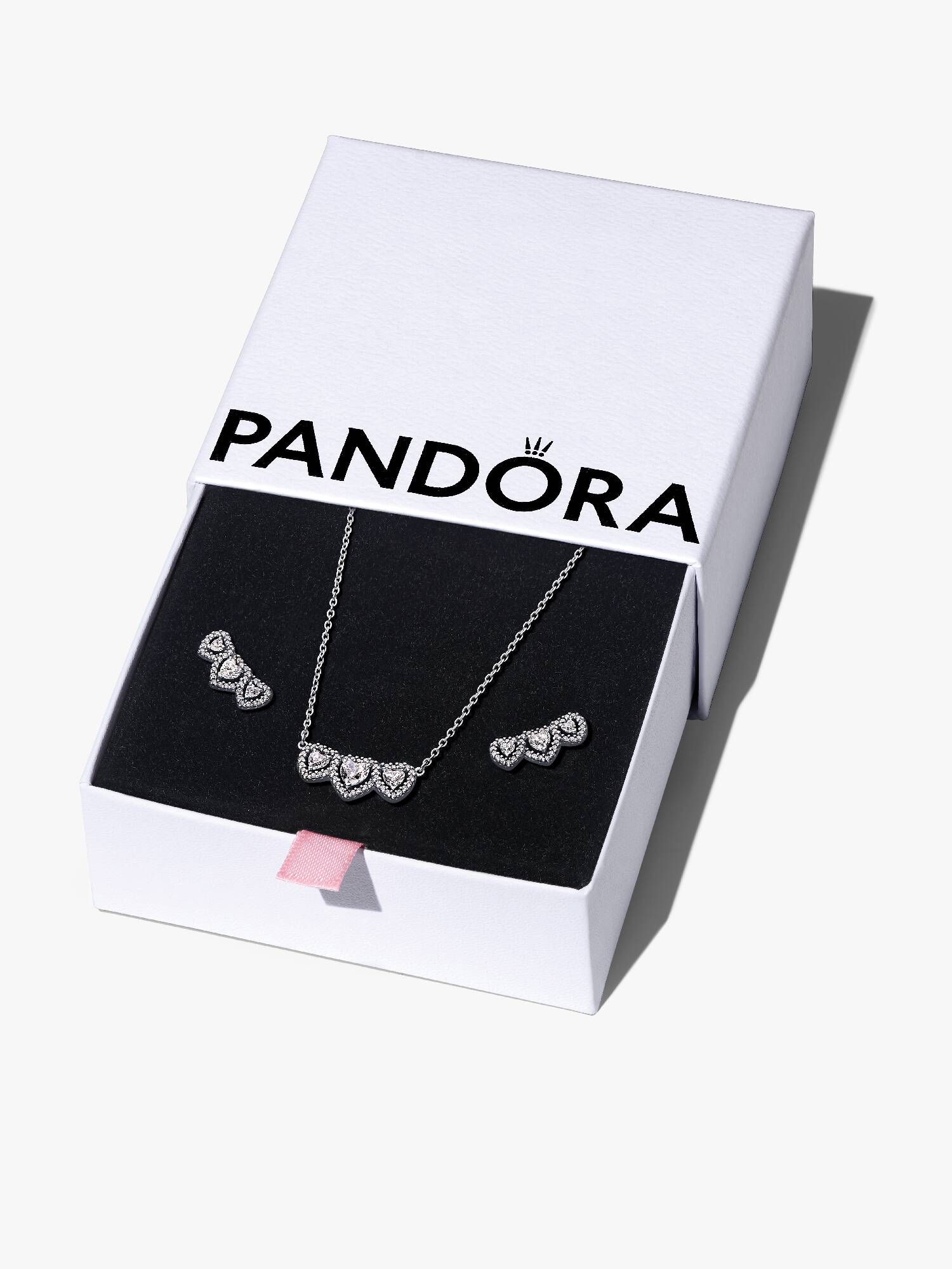 Halo Heart Trio Jewelry Gift Set
