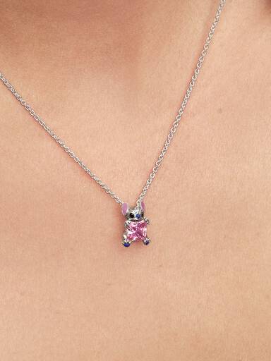 Disney Stitch Pink Collier Necklace