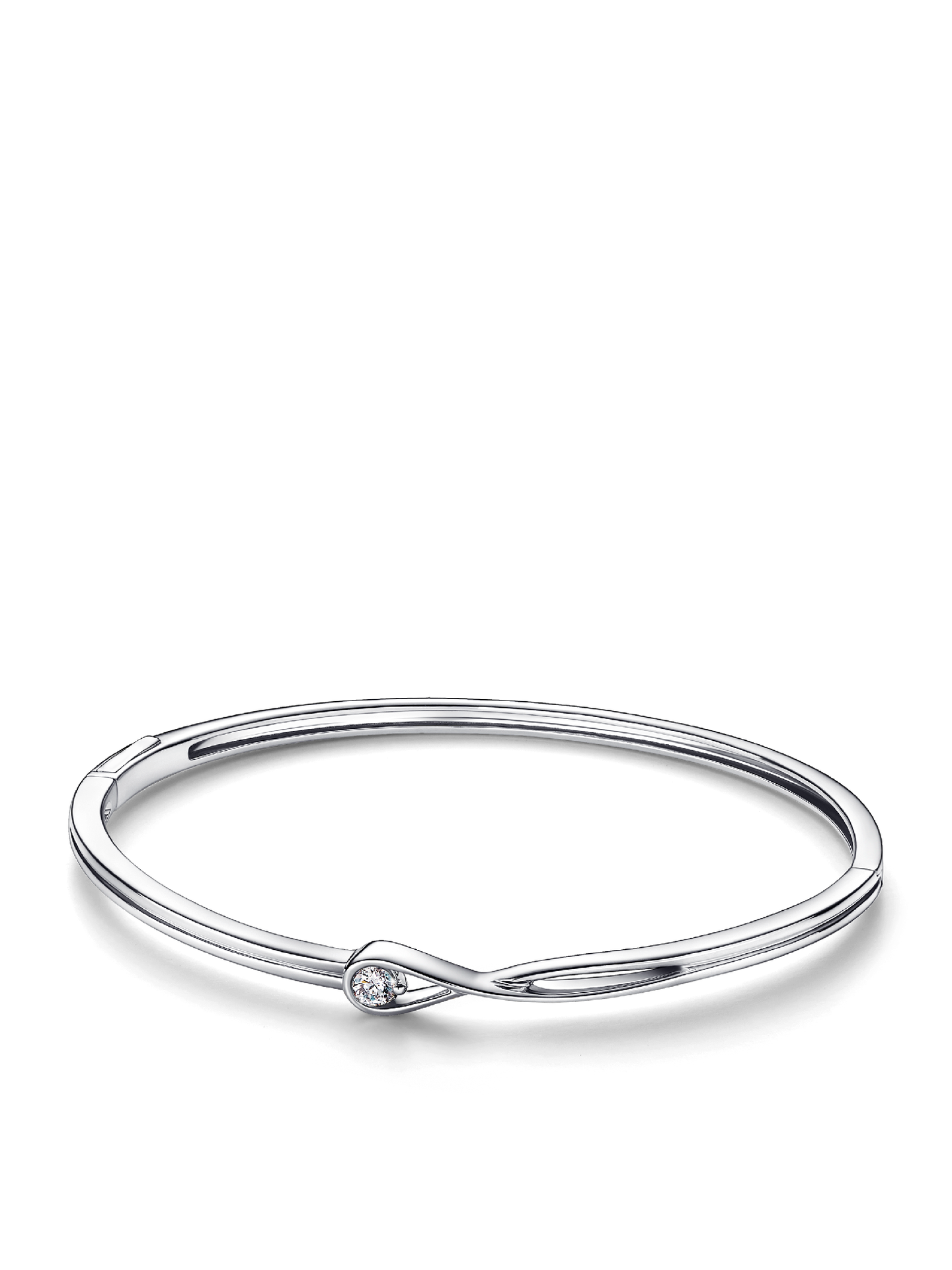 Женский браслет Pandora Infinite Sterling Silver Lab-grown Diamond, цвет: Серебро