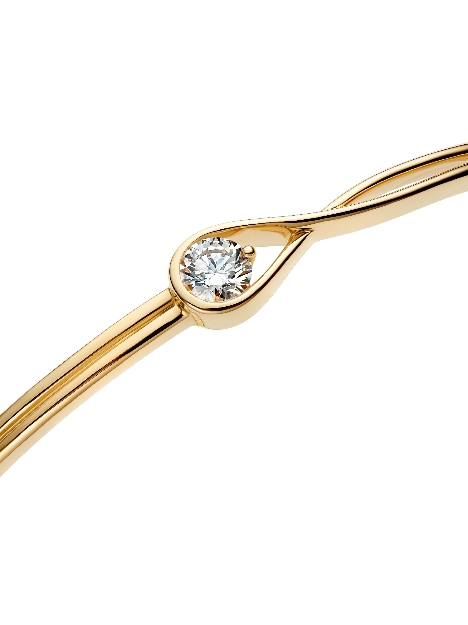 Pandora Infinite 14k Gold Lab-grown Diamond Bangle