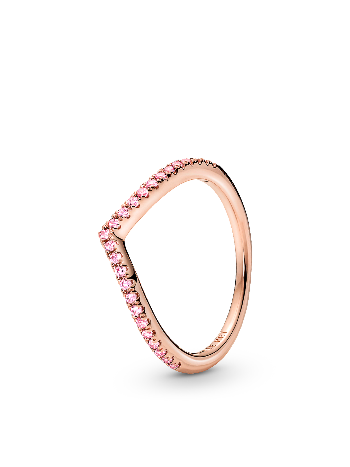 Женское кольцо Pandora Timeless Wish Sparkling Pink, цвет: Покрытие розовым золотом — фото 1