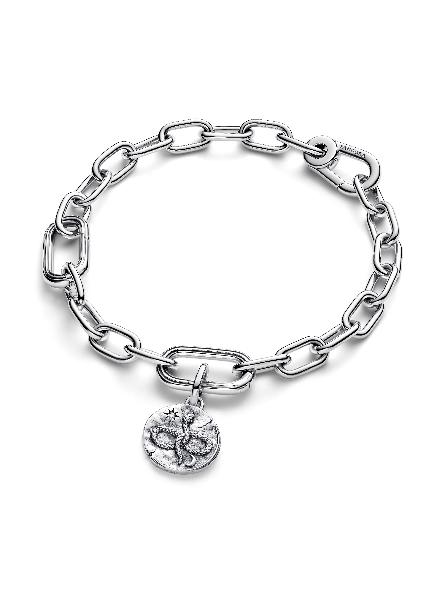 Infinity Snake Medallion Charm