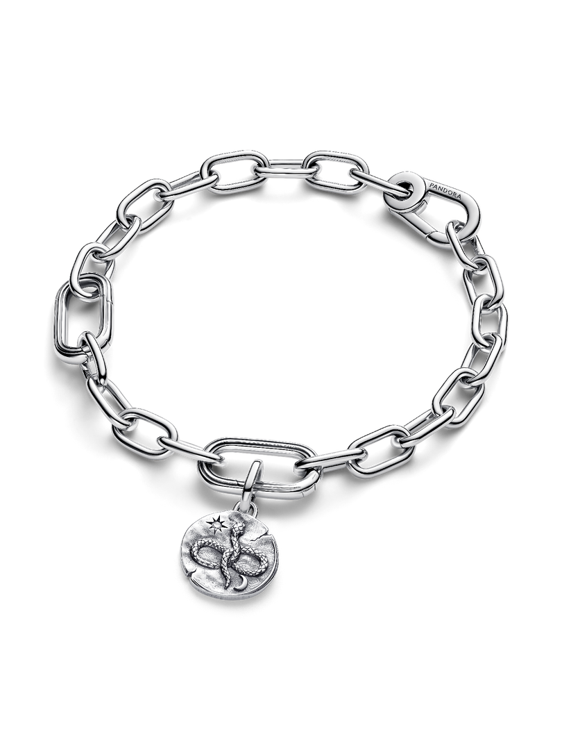 Infinity Snake Medallion Charm