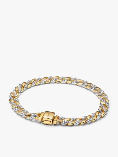 His and Hers Cuban Chain Bracelet Set