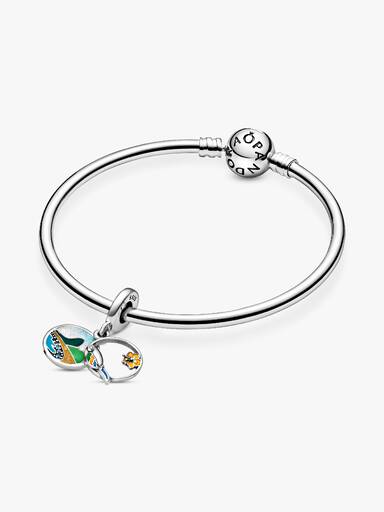 FINAL SALE - Brazil Beach & Parrot Dangle Charm