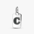 Letter C Rectangle Pendant Letter C Rectangle Pendant