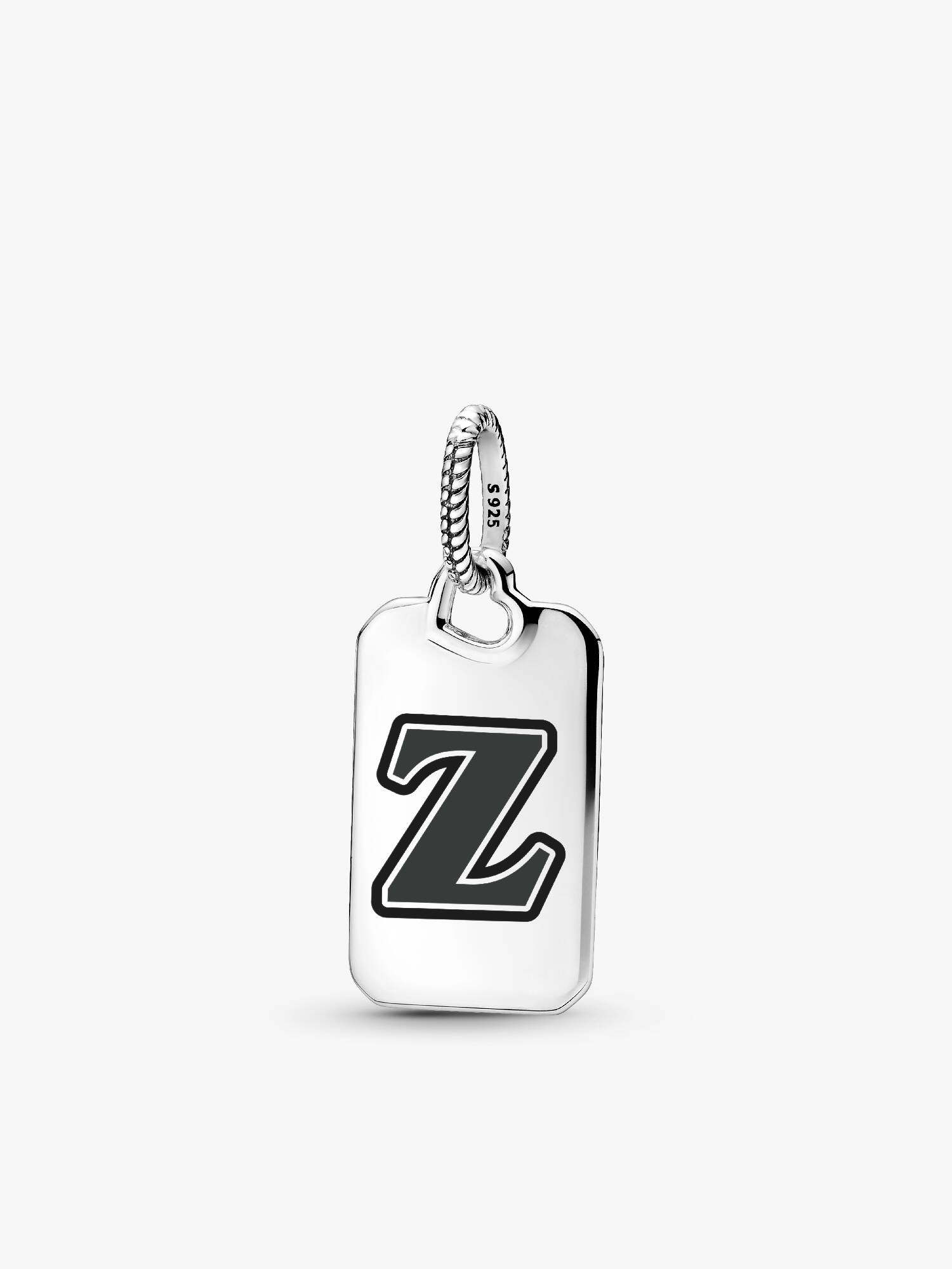 Letter Z Rectangle Pendant