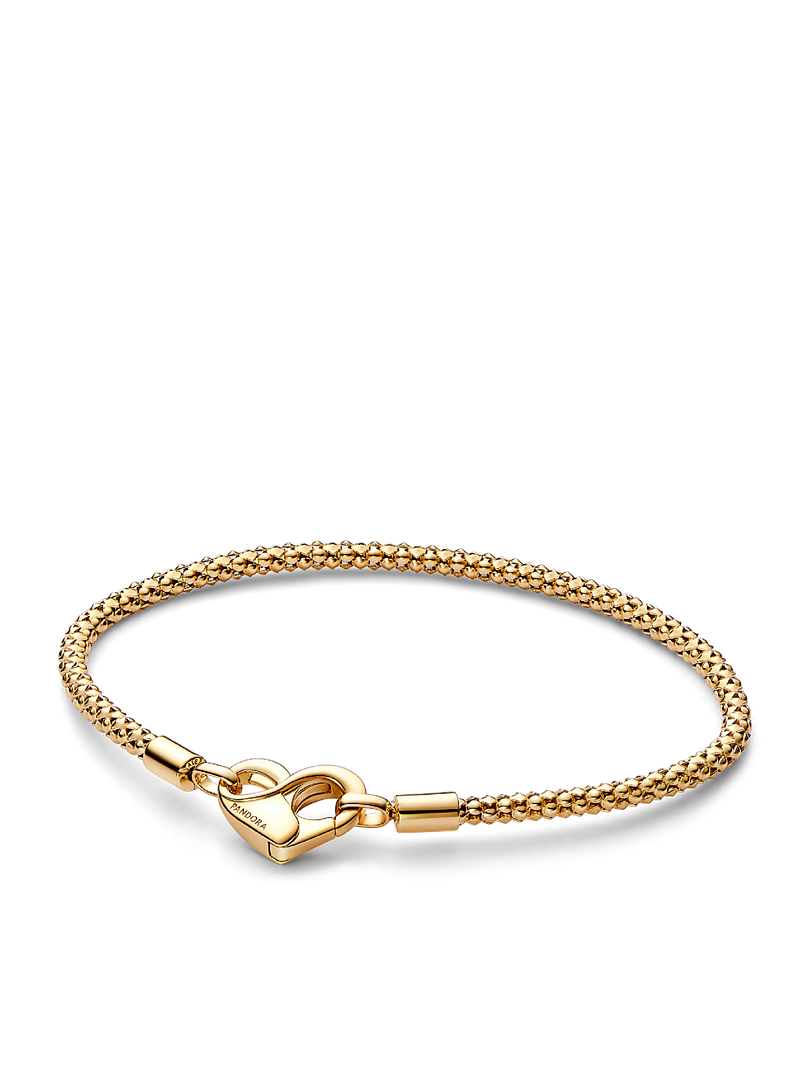 Golden Rose in Bloom Charm Bracelet Set