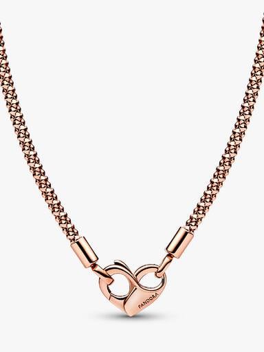 Pandora Moments Studded Chain Necklace