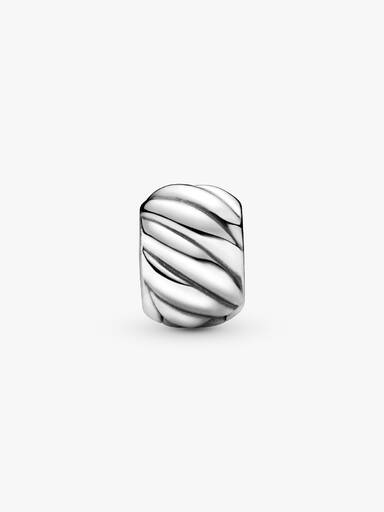Polished Feathered Clip Charm