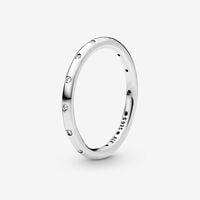 Simple Sparkling Band Ring | Sterling silver | Pandora US