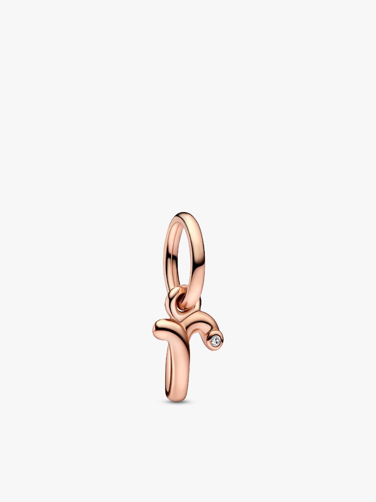 FINAL SALE - Letter R Script Alphabet Dangle Charm