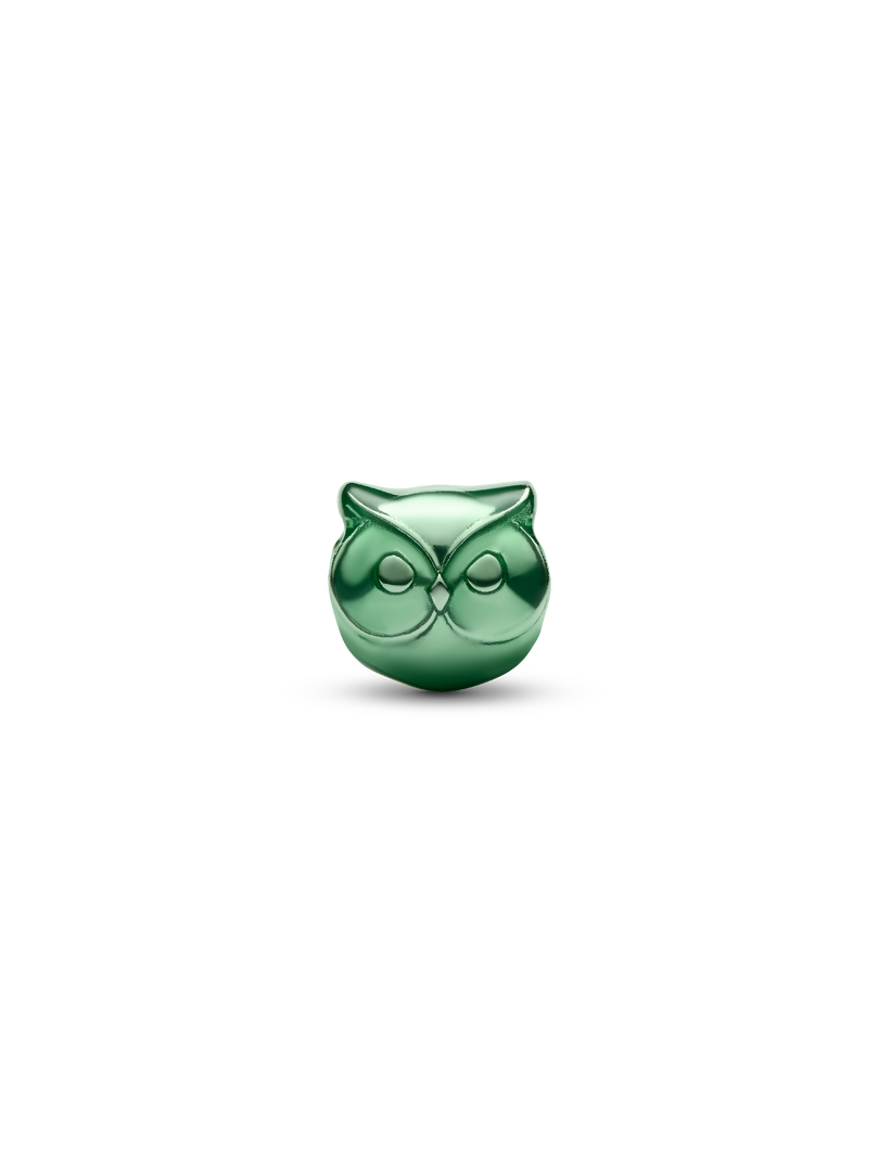 Green Owl Mini Charm