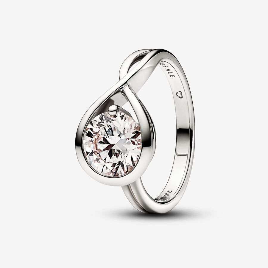 drempel Monet nederlaag Pandora Brilliance Lab-created 2.00 ct tw Diamond Ring | White gold |  Pandora US